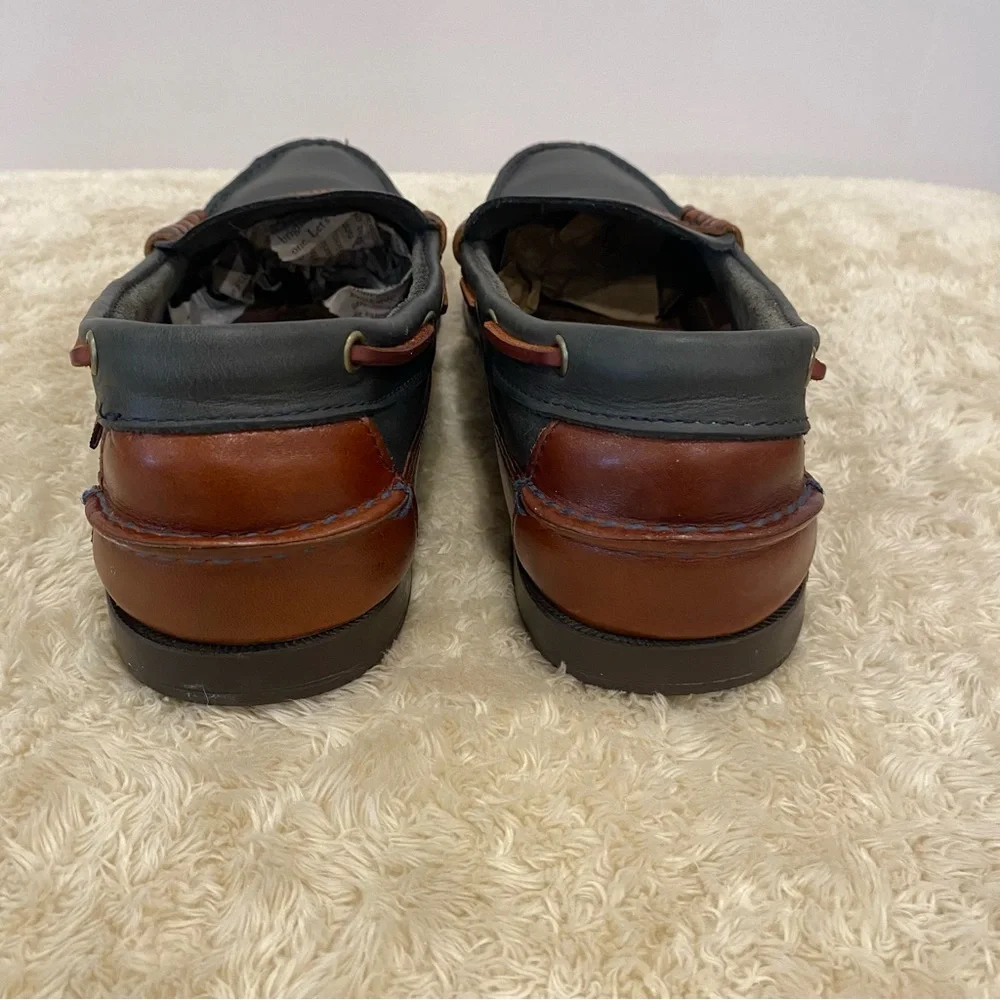 Sebago Docksiders Authentic Forest Green & Brown EUC - Men’s 8